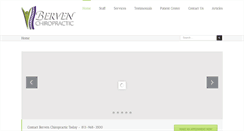 Desktop Screenshot of bervenchiropractic.com