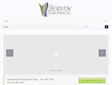 Tablet Screenshot of bervenchiropractic.com